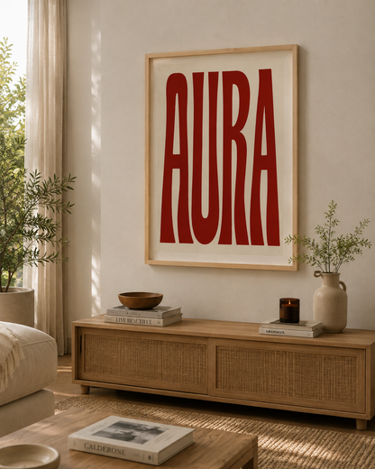 Cuadro Decorativo Moderno Frases Aura