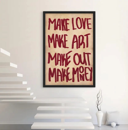 Cuadro Decorativo Modernos, Living, Make Art