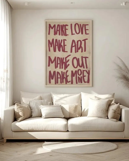 Cuadro Decorativo Modernos, Living, Make Art