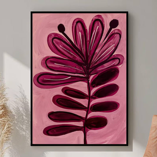 Cuadro Decorativo Moderno Flo Lila, Colores
