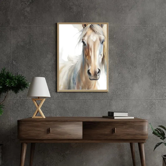 Cuadro Decorativo Caballos, Amantes de los Caballos XXVII Marco Natural PROMO 2X1 PROMO 2X1