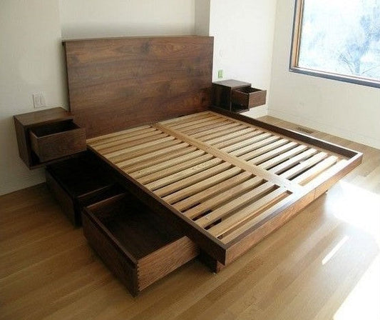 Cama Flotante - Tree House Deco
