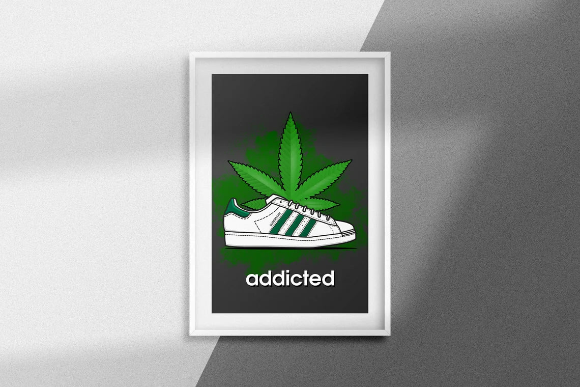 Cuadro Decorativo Adidas, Verde