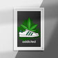 Cuadro Decorativo Adidas, Verde