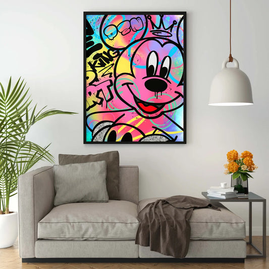 Cuadro Decorativo Mickey Mouse, Arte pop