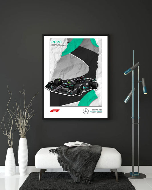 Cuadro Decorativo Mercedes AMG Petronas F1