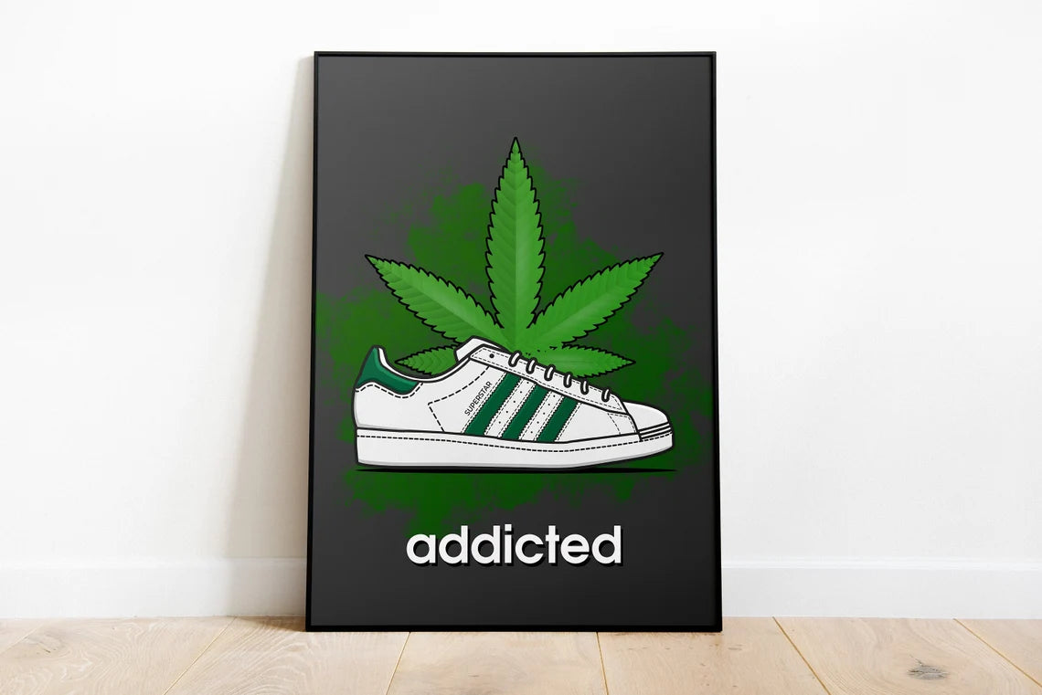 Cuadro Decorativo Adidas, Verde