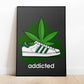 Cuadro Decorativo Adidas, Verde