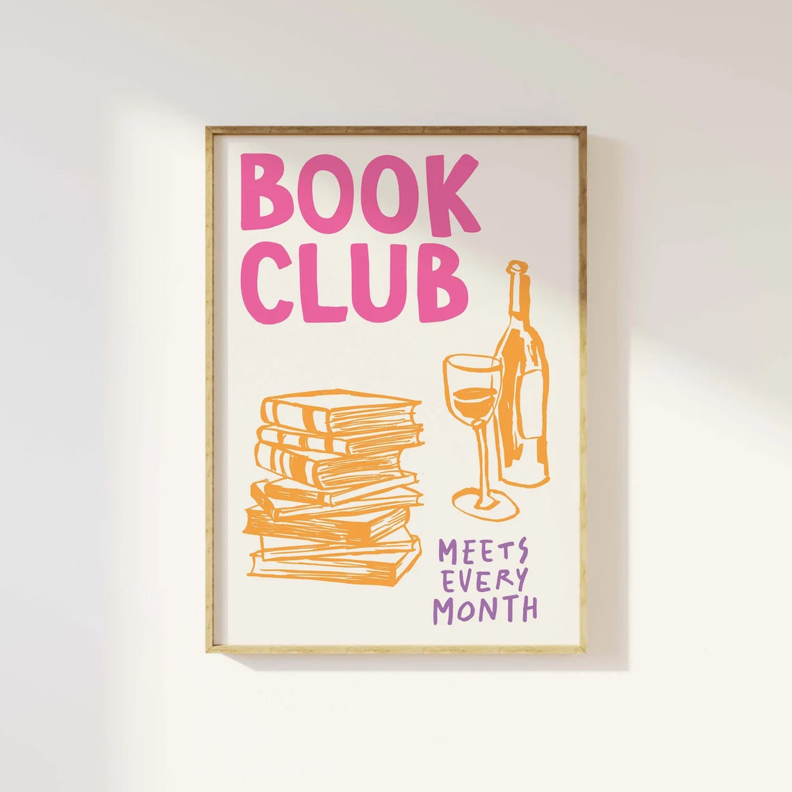 Cuadro Decorativo Book Club