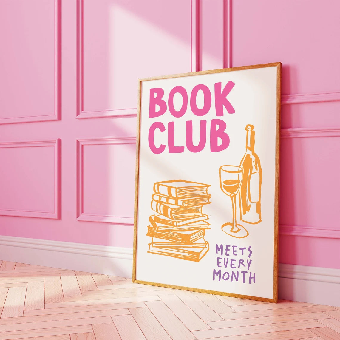 Cuadro Decorativo Book Club