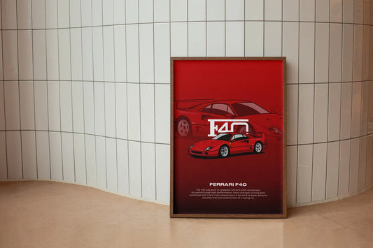 Cuadro Decorativo Ferrari F40