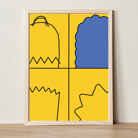 Cuadro Decorativo Los Simpsons I