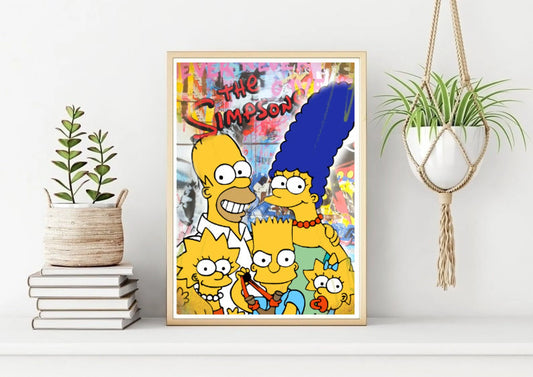 Cuadro Decorativo Los Simpson