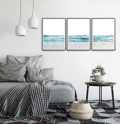 Set x3 Cuadros Decorativos Beach , Mar