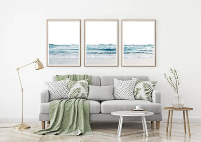 Set x3 Cuadros Decorativos Beach , Mar
