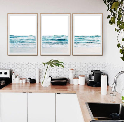 Set x3 Cuadros Decorativos Beach , Mar