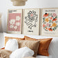 Set x3 Cuadros Abstractos, Matisse, Flower Market, Colores