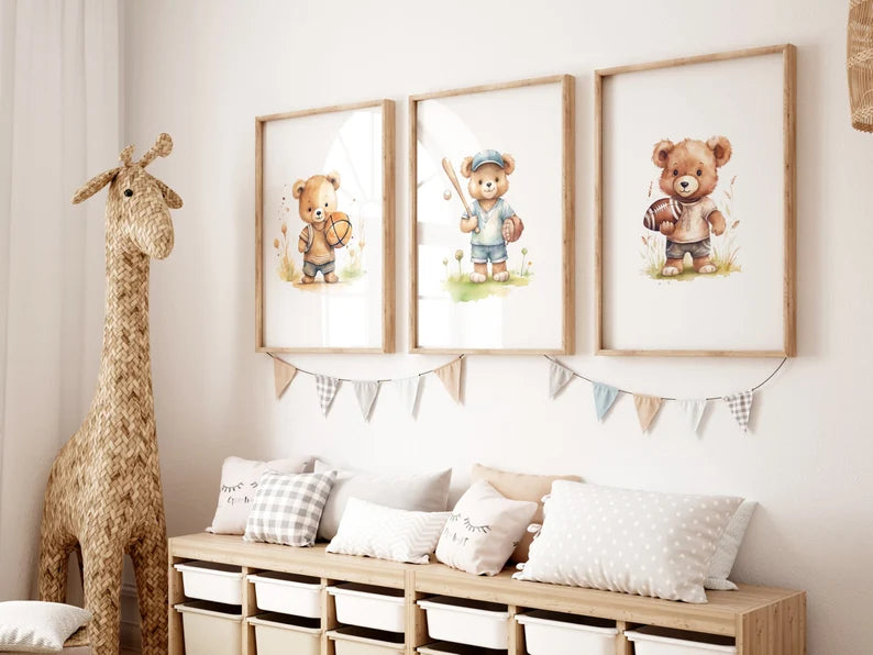 Set x3 Cuadros Infantiles, Wonderland X