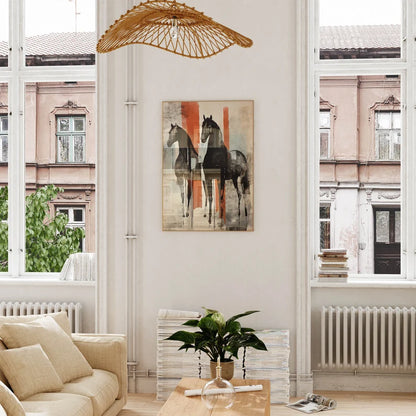 Cuadro Decorativo Caballos, Amantes de los Caballos XXXII