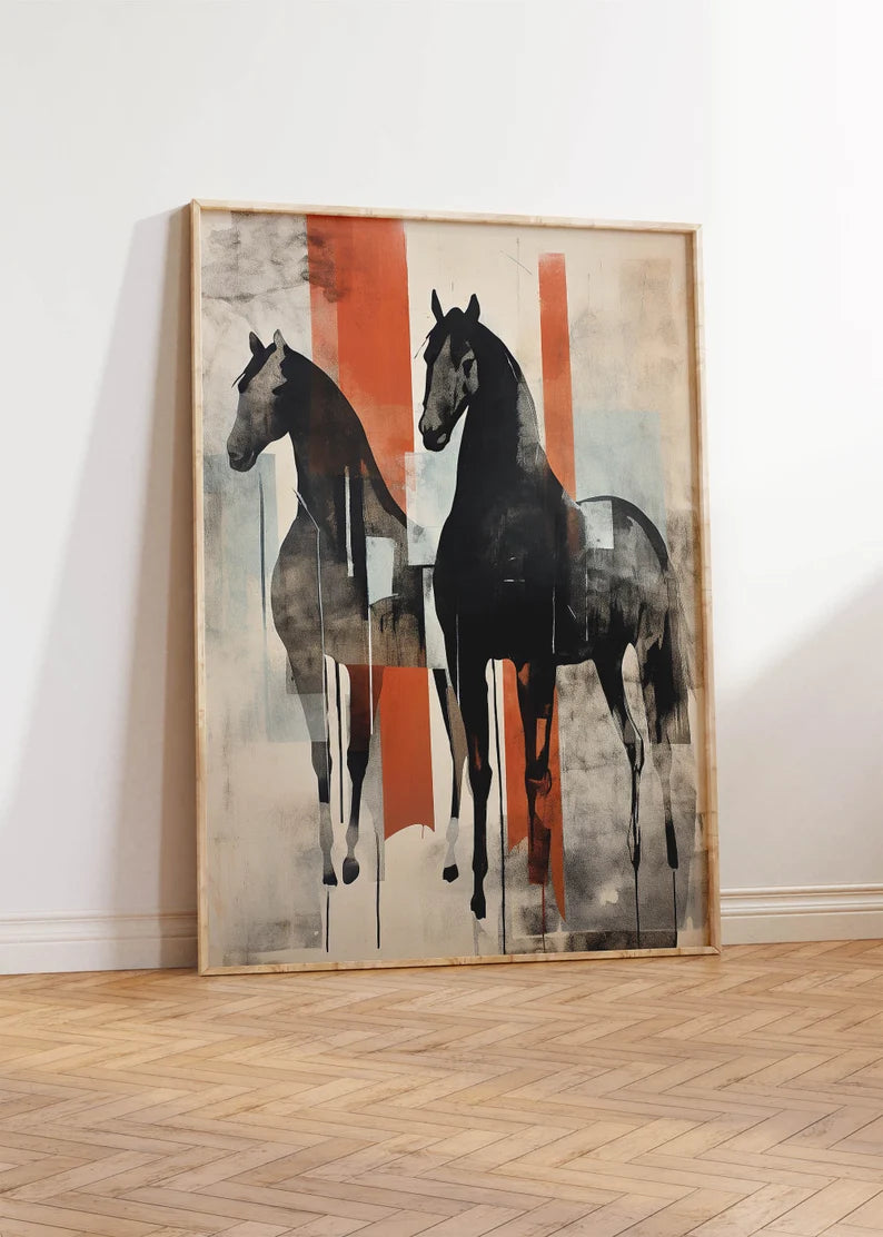Cuadro Decorativo Caballos, Amantes de los Caballos XXXII