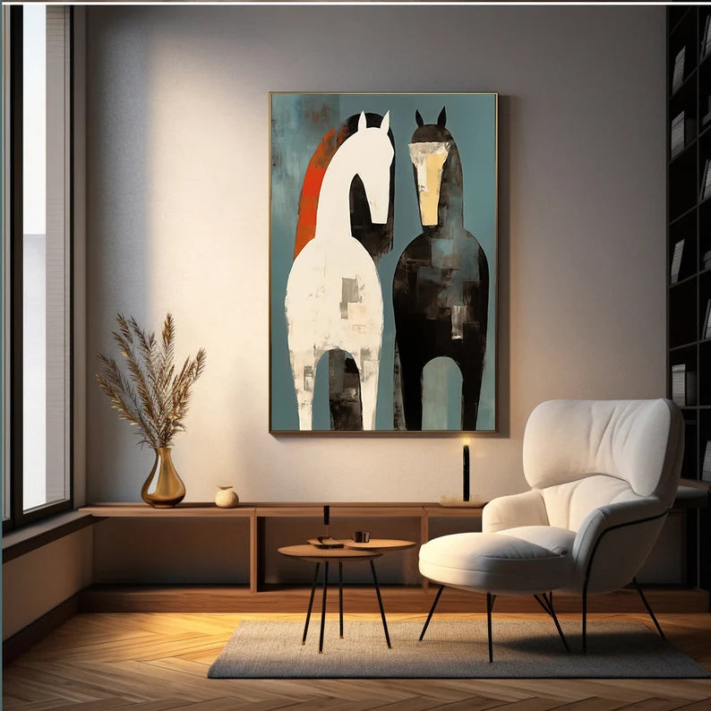 Cuadro Decorativo Caballos, Amantes de los Caballos XI