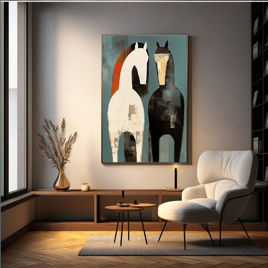 Cuadro Decorativo Caballos, Amantes de los Caballos XI