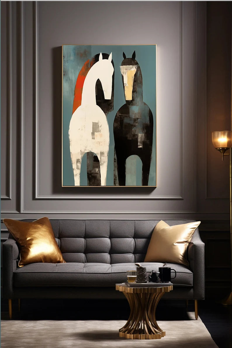 Cuadro Decorativo Caballos, Amantes de los Caballos XI