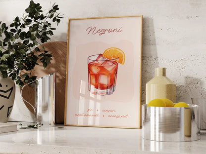 Cuadro Individual Barra, Tragos, The Bar Wall V