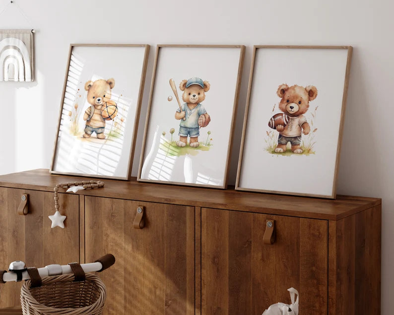 Set x3 Cuadros Infantiles, Wonderland X