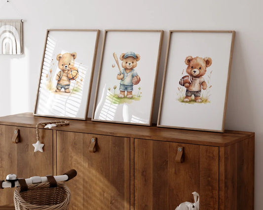 Set x3 Cuadros Infantiles, Wonderland X