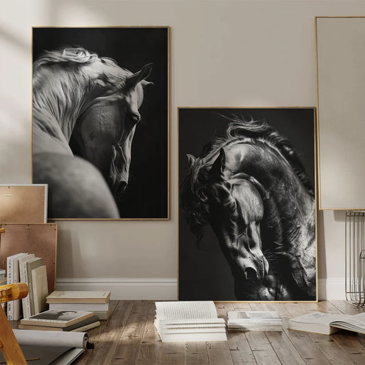 Set x2 Cuadros Decorativos Caballos, Amantes de los Caballos XXIV