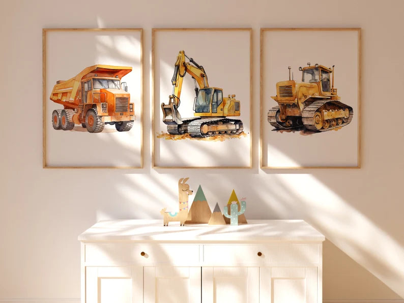 Set x3 Cuadros Infantiles, Wonderland XIII