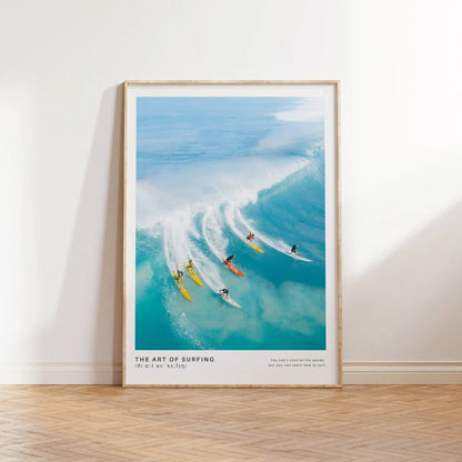 Cuadro Decorativo Surf, Playa, Tabla, Olas y Arena III