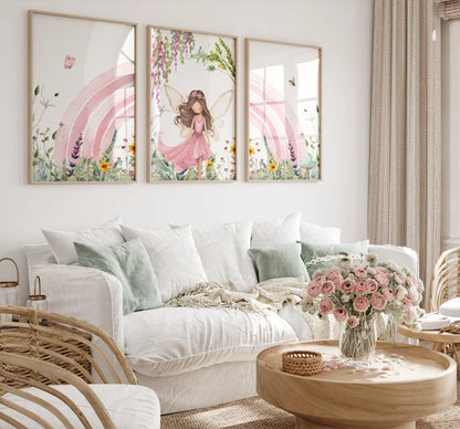 Set x3 Cuadros Infantiles, Wonderland XIX