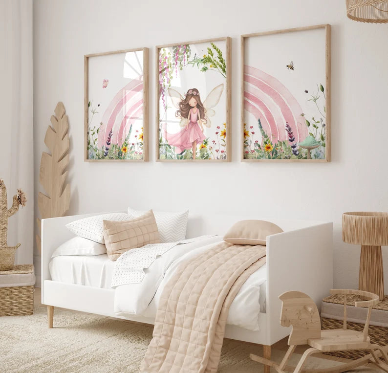 Set x3 Cuadros Infantiles, Wonderland XIX