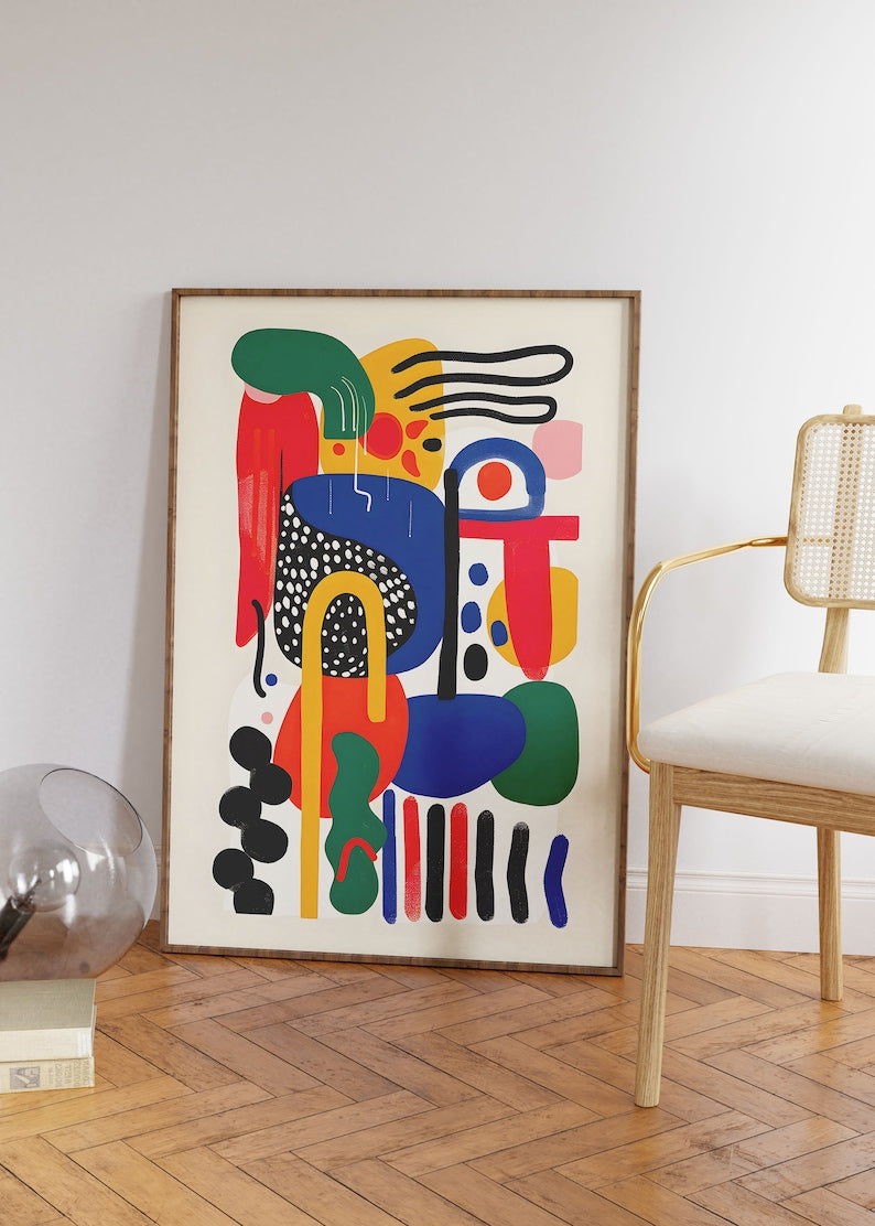 Cuadro Decorativo Abstractos, Modernos, Colección Colours in the Air I