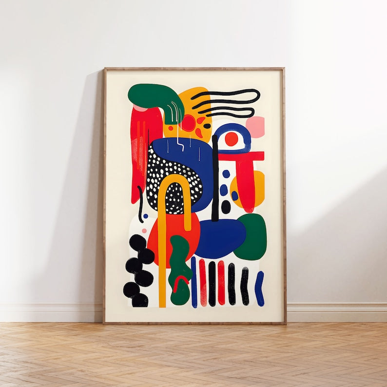 Cuadro Decorativo Abstractos, Modernos, Colección Colours in the Air I