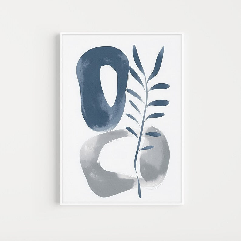 Cuadro Decorativo Azul como el mar AZUL VII