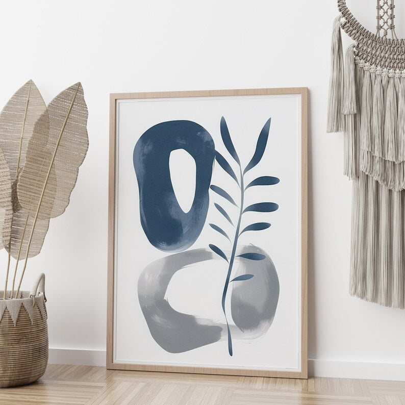 Cuadro Decorativo Azul como el mar AZUL VII