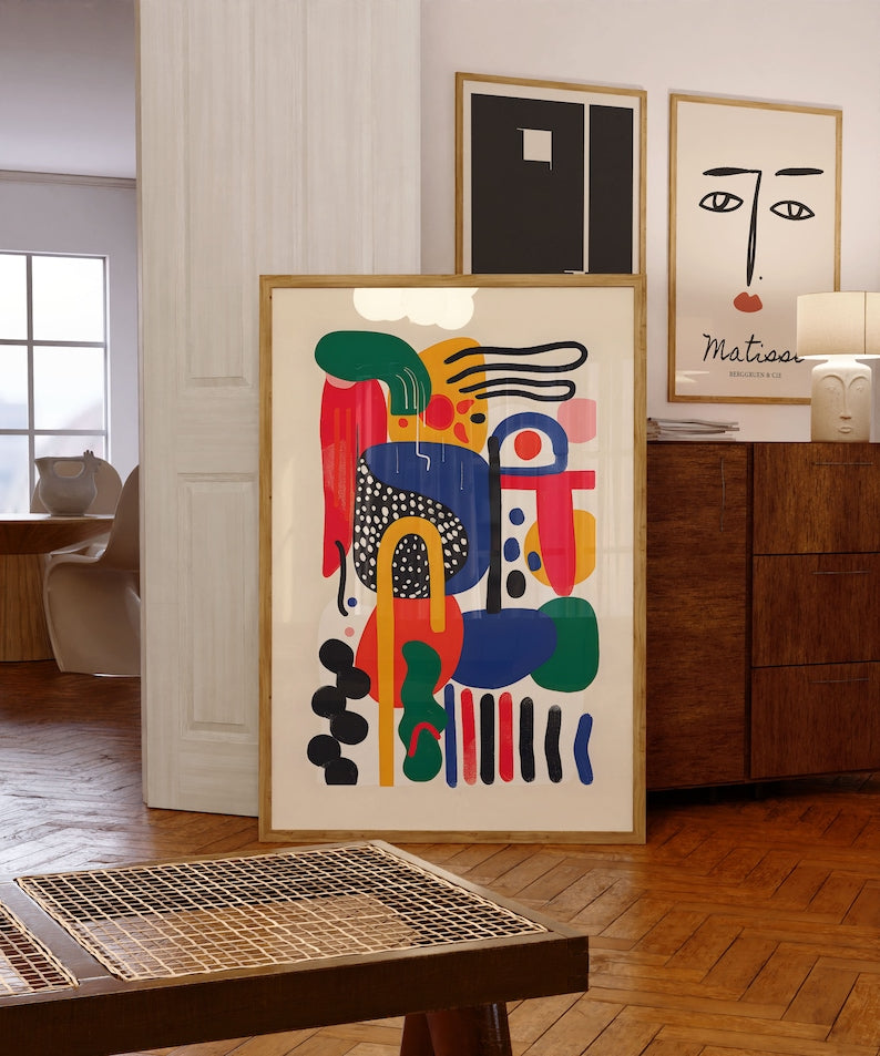 Cuadro Decorativo Abstractos, Modernos, Colección Colours in the Air I