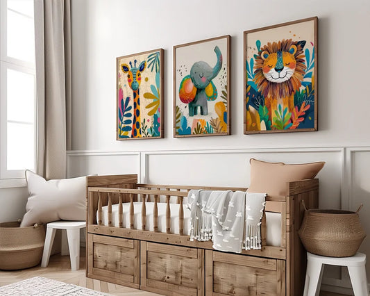 Set x3 Cuadros Infantiles, Wonderland XX