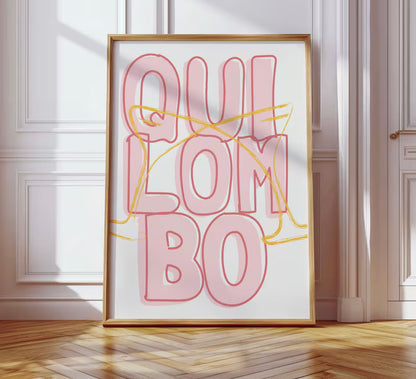 Cuadro Individual Frases, QUILOMBO