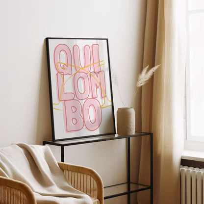 Cuadro Individual Frases, QUILOMBO