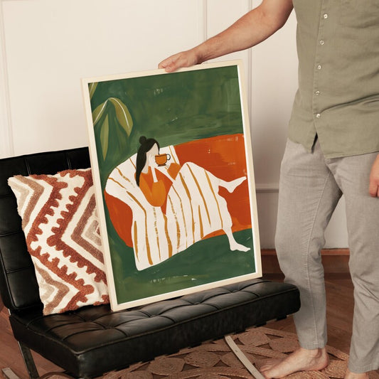 Cuadro Individual Abstractos Modernos, Atelier 36 XVII Marco Natural
