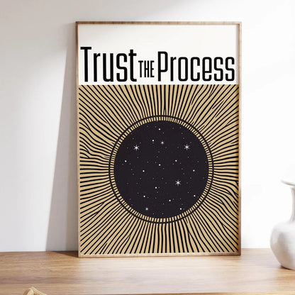 Cuadro Individual Motivación, Trust the process