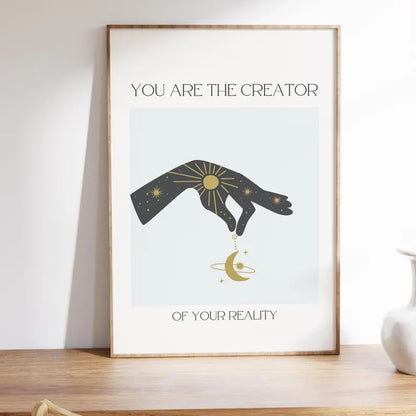 Cuadro Individual Motivación, You Are The Creator
