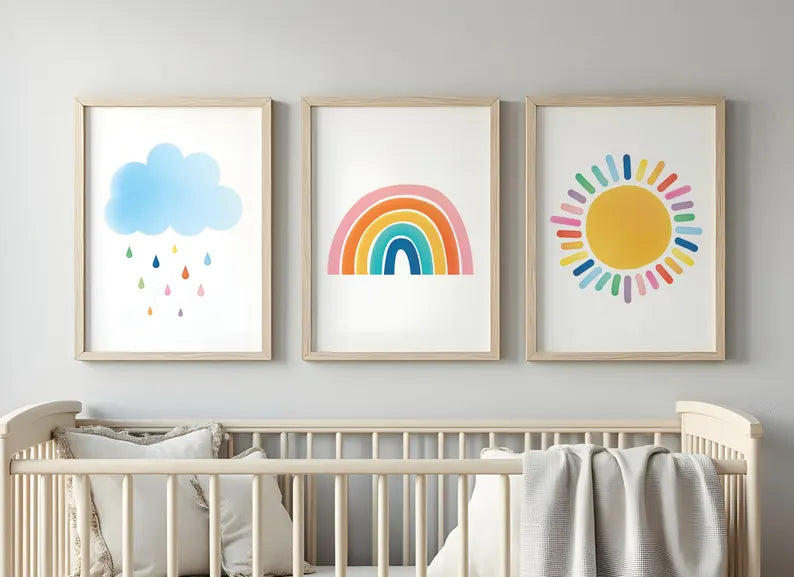 Set x3 Cuadros Infantiles, Wonderland XV