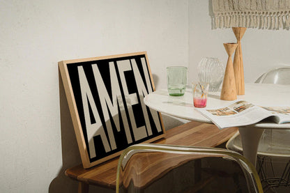 Cuadro Individual Frases, AMEN