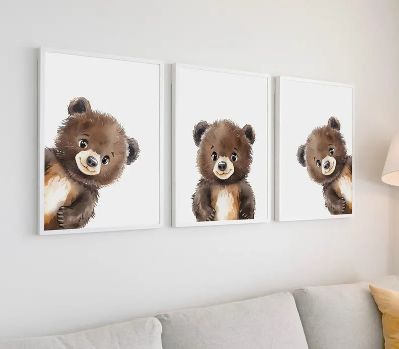 Set x3 Cuadros Infantiles, Wonderland XVIII
