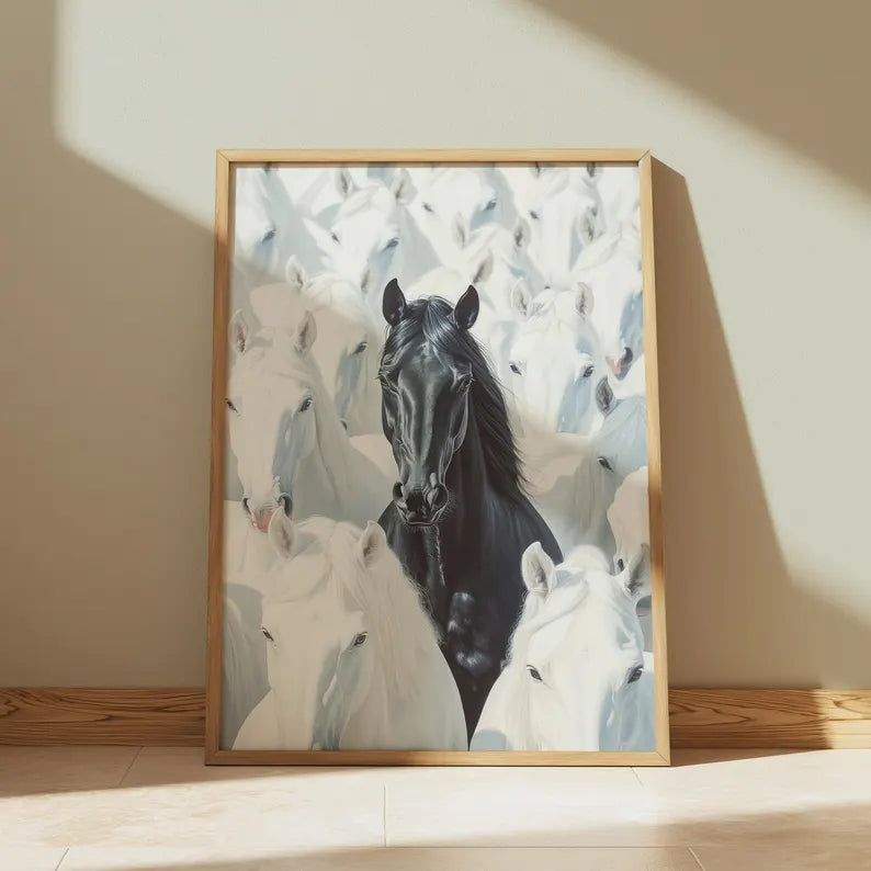 Cuadro Decorativo Caballos, Amantes de los Caballos X